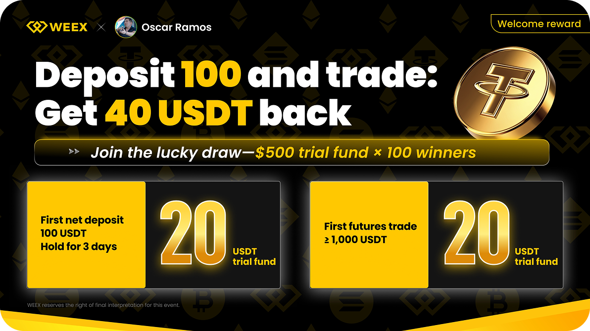Deposit 100 and trade to get 40 USDT back